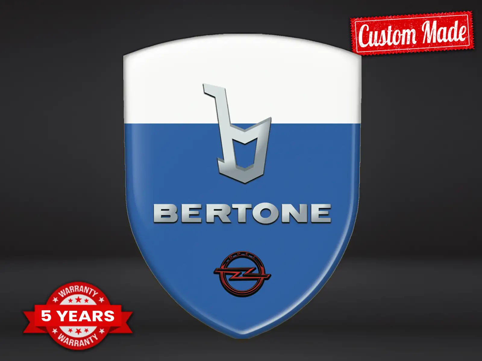 Bertone Autocollants Voiture Grands Résistants Pro Qualité